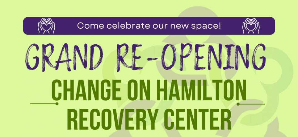 Change on Hamilton Grand Opening Flyer