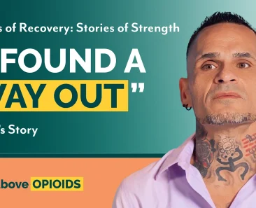 Eddie sharing his addiction recovery story
